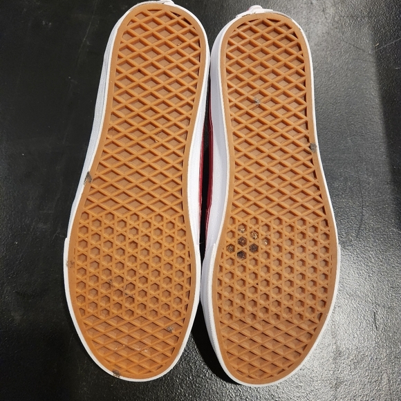 Men Vans SK8-Hi Canvas 'Formula One Red' Size 11 - Picture 4 of 7